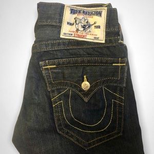 TRUE RELIGION Mens Jeans SZ 30  👖Straight w/Flaps👖 Billy Big T